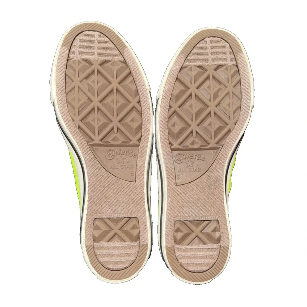 Converse Neon Green Chuck Taylor Slip On Sneakers 7